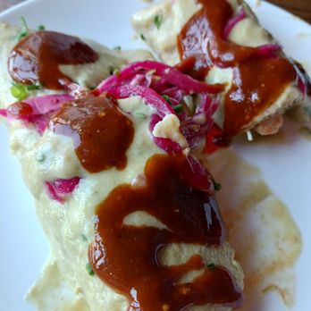 Mi Vida - Chicken enchilada with tamatillo and hot sauces. - Mexican Near Me - Washington, DC, District of Columbia Mi Vida - Chicken enchilada with tamatillo and hot sauces. - Mexican Near Me - Washington, DC, District of Columbia