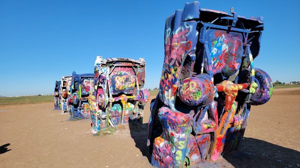 Cadillac Ranch by null