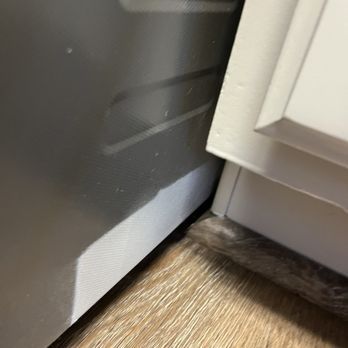 Kitchen Tune-Up Gilbert and Chandler - Paint all over my refrigerator and it's so thick. I can't get it off or it will take off the finish of the refrigerator. - Cabinetry Near Me Kitchen Tune-Up Gilbert and Chandler - Paint all over my refrigerator and it's so thick. I can't get it off or it will take off the finish of the refrigerator. - Cabinetry Near Me