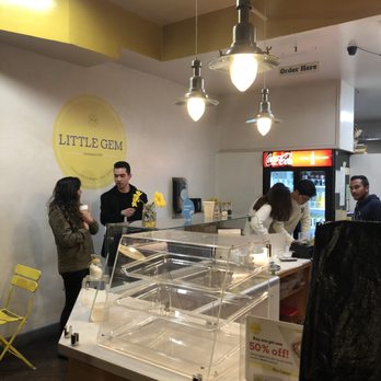 Little Gem Belgian Waffles - Inside view from front door - Desserts Near Me - Berkeley, California Little Gem Belgian Waffles - Inside view from front door - Desserts Near Me - Berkeley, California