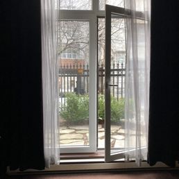 Balcony door. Balcony door.
