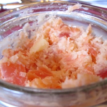 Bouchon - deconstructed salmon rillette - French Near Me - Yountville, California Bouchon - deconstructed salmon rillette - French Near Me - Yountville, California
