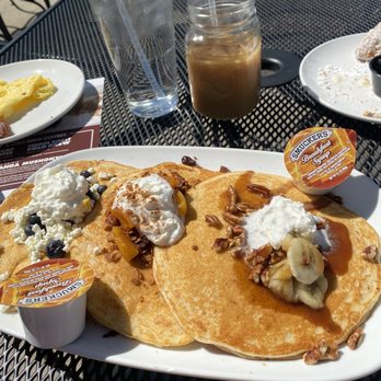 Another Broken Egg Cafe - Pancake flight - Breakfast & Brunch Near Me - Indianapolis, Indiana