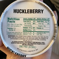Wilcoxson's Ice Cream Co - Huckleberry Icecream