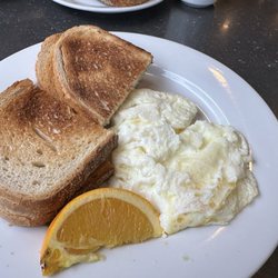 Orange Peel Restaurant - Egg whites and toast