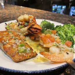 Grilled Lobster, Shrimp and Salmon Grilled Lobster, Shrimp and Salmon