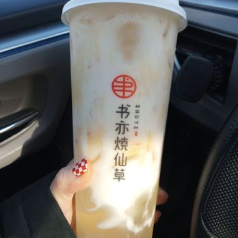 Shuyi Tealicious - I ordered the Strawberry POPO Yogurt, but looks and tastes like they gave me mango and pomelo instead of strawberries. $8.45 on UberEats. - Bubble Tea Near Me - Nepean, Ontario