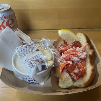 Wicked Lobsta - Lobster roll combo with chowder - Seafood Near Me - Boston, Massachusetts