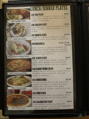 Menu photo 2 El Torito New Braunfels, TX