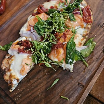 Gina's Kitchen +Catering - Smoked salmon flatbread - Breakfast & Brunch Near Me - Rancho Cucamonga, California