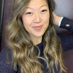 Salon Kathleen - Front view: Love the natural waves Kacee curled for me!