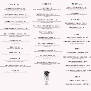NR - Cocktails Menu - Ramen Near Me - New York, New York NR - Cocktails Menu - Ramen Near Me - New York, New York