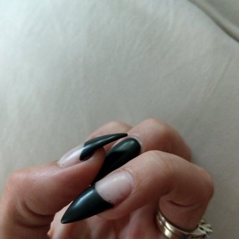 B&E Nails Spa - messy work that they left me with, is like this on all my nails - Nail Salons Near Me - Lexington, South Carolina B&E Nails Spa - messy work that they left me with, is like this on all my nails - Nail Salons Near Me - Lexington, South Carolina