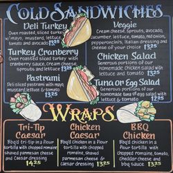 Lunch @ 1350 - Menu 10/7/26
