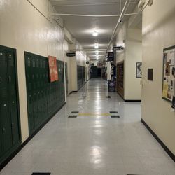 1922 Libations and Bites - Old school hallway