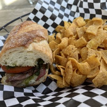 Matlack's Boise - Lunch portion of tri tip sandwich + fritos. Beyond delicious. - Beer Bar Near Me - Boise, Idaho