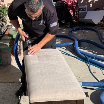 Valley Carpet Cleaning - Before and after dining bench deep clean by Valley Carpet Cleaning - Carpet Cleaning Near Me - Chatsworth, California Valley Carpet Cleaning - Before and after dining bench deep clean by Valley Carpet Cleaning - Carpet Cleaning Near Me - Chatsworth, California