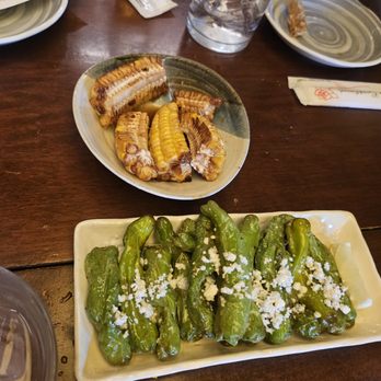 Yakitori Hachibei - Shishito with Bleu, Corn - Japanese Near Me - Honolulu, Hawaii