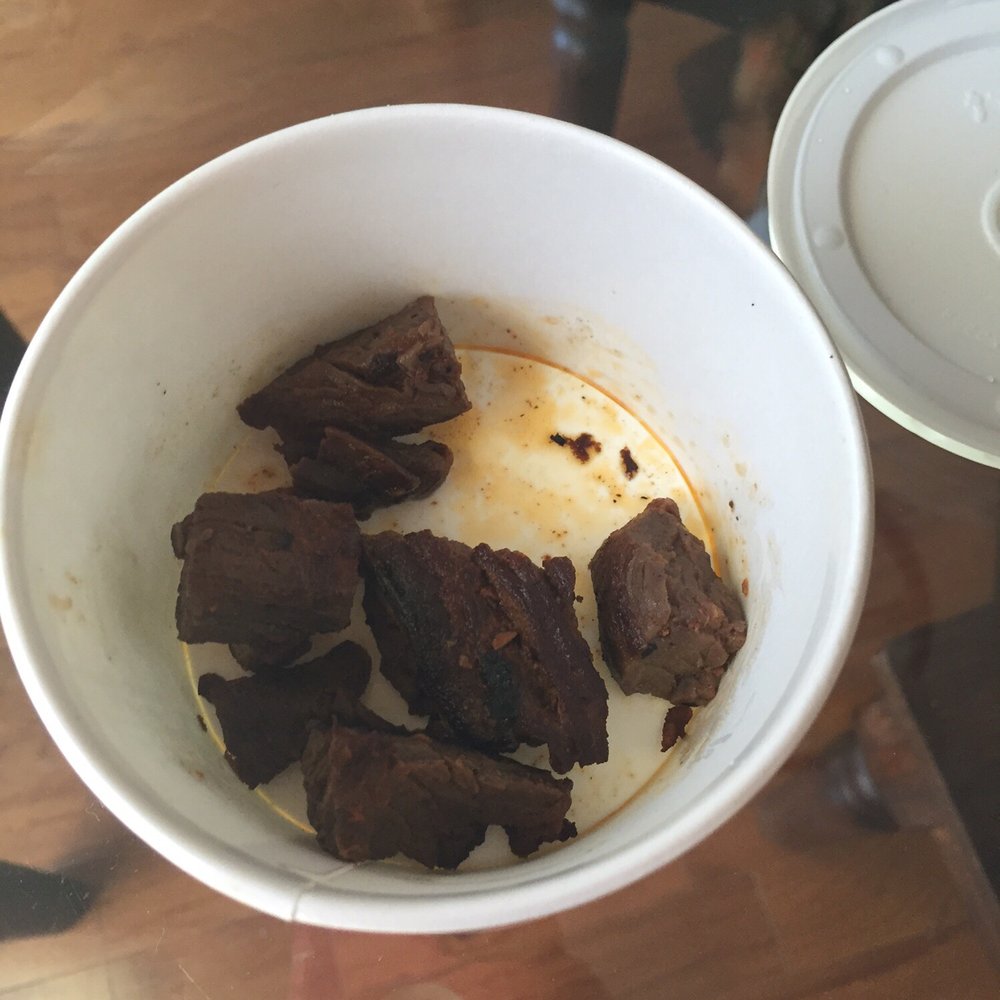 Tacodeli - Here is our "extra meat" we paid "extra money" for . No we didn't eat any of the cup before the pic was taken . Lol - Breakfast & Brunch Near Me - Austin, Texas Tacodeli - Here is our "extra meat" we paid "extra money" for . No we didn't eat any of the cup before the pic was taken . Lol - Breakfast & Brunch Near Me - Austin, Texas