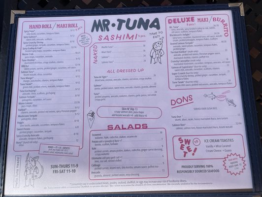 Menu photo 5 Mr. Tuna Portland, ME