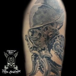 Sacred Arts Tattoo Bradenton - Mechanical Squid by Mickey!