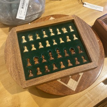Ten Thousand Villages - Handcrafted mini chess set - Home Decor Near Me - San Antonio, Texas Ten Thousand Villages - Handcrafted mini chess set - Home Decor Near Me - San Antonio, Texas