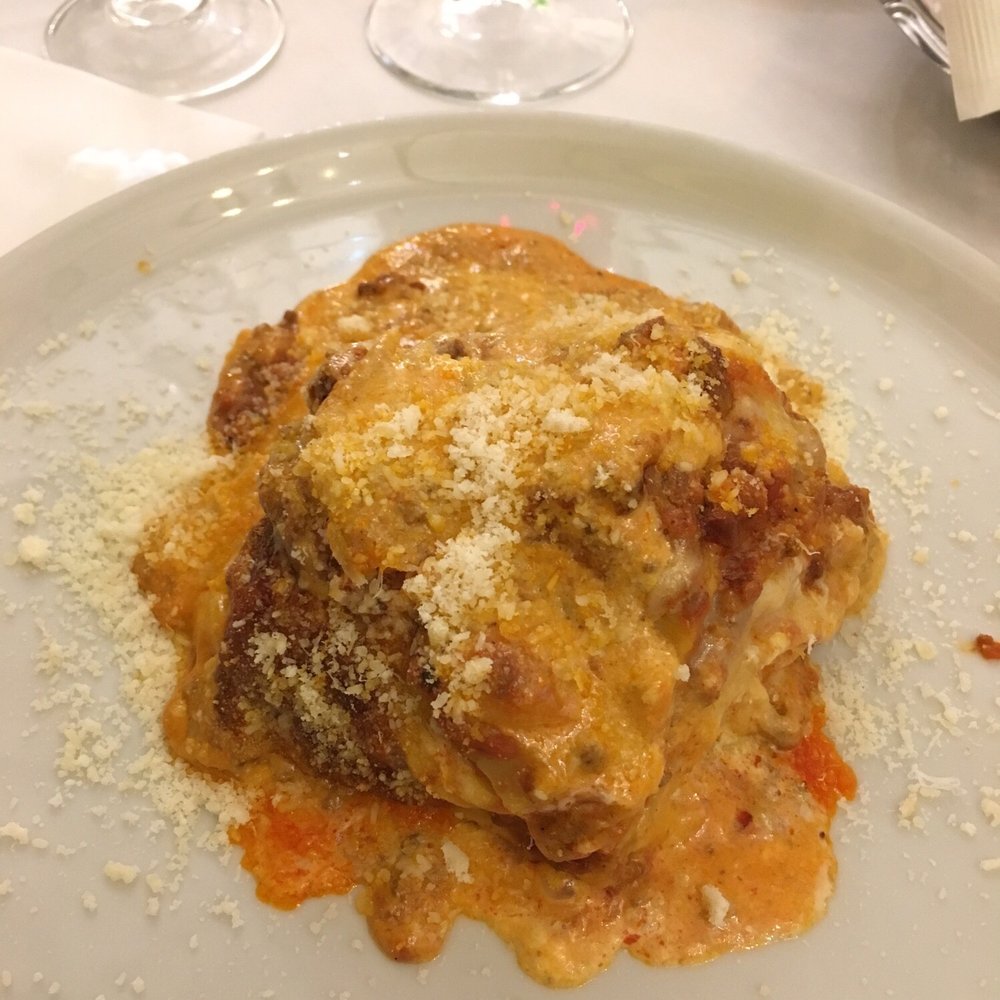 Trattoria Galleria Sciarra - Lasagna with bechamel sauce - so so good!! - Italian Near Me - Rome, RM Trattoria Galleria Sciarra - Lasagna with bechamel sauce - so so good!! - Italian Near Me - Rome, RM