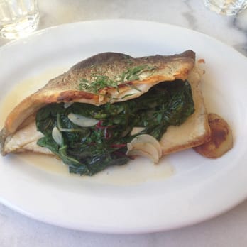 Chez Nous - Chard stuffed trout - French Near Me - Charleston, South Carolina