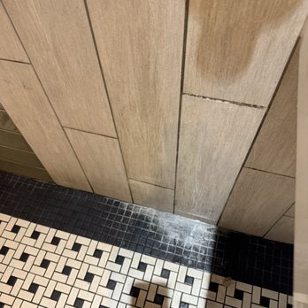 Panera Bread - Soap built up on floor of bathroom - Salad Near Me - Tifton, Georgia