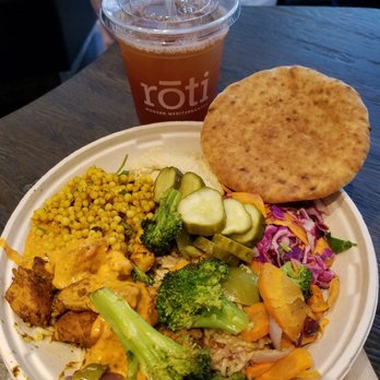 Roti - Signature rice plate - Mediterranean Near Me - Chicago, Illinois Roti - Signature rice plate - Mediterranean Near Me - Chicago, Illinois