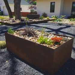 YardFarm - Steel planters and succulents!