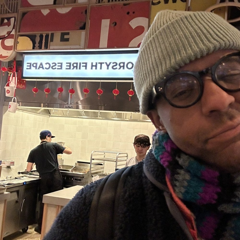 Forsyth Fire Escape - goofball taking selfie of the epacse erif htysro - Asian Fusion Near Me - New York, New York Forsyth Fire Escape - goofball taking selfie of the epacse erif htysro - Asian Fusion Near Me - New York, New York
