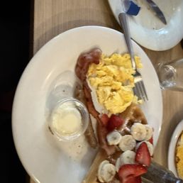 Half Waffle Breakfast Half Waffle Breakfast