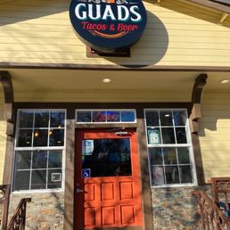 Exterior outside entrance of Guads Tacos & Beer - Front Entrance - Davis, California Exterior outside entrance of Guads Tacos & Beer - Front Entrance - Davis, California
