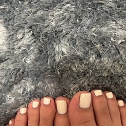 Regular polish pedi.