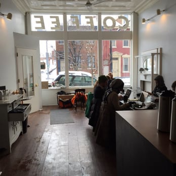 Constellation Coffee - View facing the front of the store - I love these big windows! - Coffee & Tea Near Me - Pittsburgh, Pennsylvania