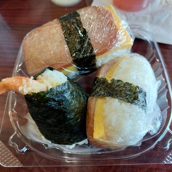 Omusubi Gonbei - Spam Rice Balls and a Shrimp Tempura Rice Ball - Japanese Near Me - New York, New York Omusubi Gonbei - Spam Rice Balls and a Shrimp Tempura Rice Ball - Japanese Near Me - New York, New York