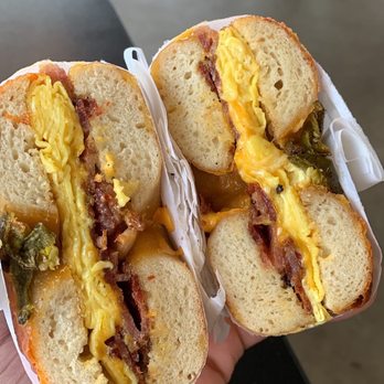 Loxsmith Bagels - BEC on Jalapeno Cheddar - Bagels Near Me - Seattle, Washington