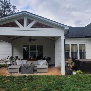 Ebony Outdoor Living - Covered porch addition. - General Contractors Near Me - Indian Trail, North Carolina Ebony Outdoor Living - Covered porch addition. - General Contractors Near Me - Indian Trail, North Carolina