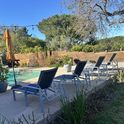 Patio Furniture Revival - Brown Jordan Coast Sling Chaise Lounges