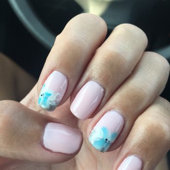 Bliss Nail Lounge - Love the flowers and color combination! - Nail Salons Near Me - Arlington, Virginia Bliss Nail Lounge - Love the flowers and color combination! - Nail Salons Near Me - Arlington, Virginia