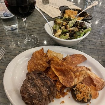 Echo & Rig - Pistachio & Fresh Lemon Brussels Sprouts Mac and Cheese Filet - Medium - Steakhouses Near Me - Las Vegas, Nevada Echo & Rig - Pistachio & Fresh Lemon Brussels Sprouts Mac and Cheese Filet - Medium - Steakhouses Near Me - Las Vegas, Nevada