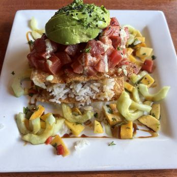 River Grill - Ahi Tuna Poke App - New American Near Me - Tahoe City, California River Grill - Ahi Tuna Poke App - New American Near Me - Tahoe City, California