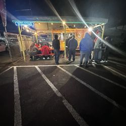 Outside waiting