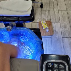 Galaxy Nails - Andy did a great job on my pedi pampering!