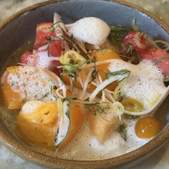 Theodora - Heirloom tomato salad - Mediterranean Near Me - Brooklyn, New York Theodora - Heirloom tomato salad - Mediterranean Near Me - Brooklyn, New York