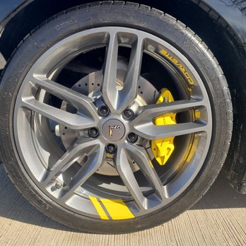 Lonestar Wheel Repair - C7 Wheels Powder Coated with a 2 tone style.. - Powder Coating Near Me - Mansfield, Texas Lonestar Wheel Repair - C7 Wheels Powder Coated with a 2 tone style.. - Powder Coating Near Me - Mansfield, Texas