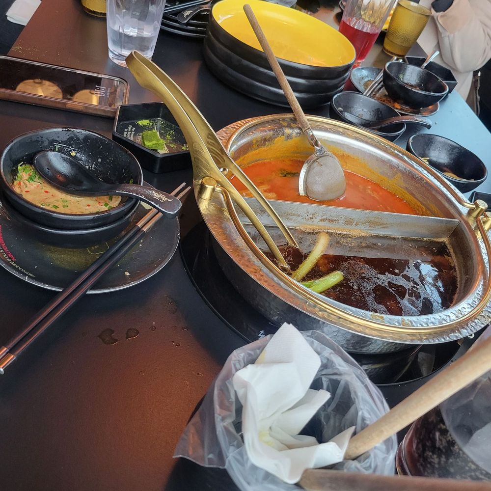 The aftermath. Food was so good the camera did not eat first