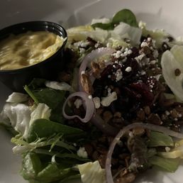 The Madison salad! It deserves an award. It really does. My compliments to the chef! The Madison salad! It deserves an award. It really does. My compliments to the chef!