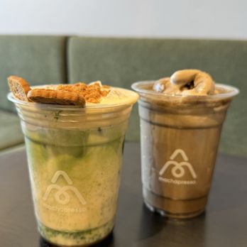 Machapresso - Biscoff Matcha Latte Hojicha Latte Float - Cafes Near Me - Edison, New Jersey Machapresso - Biscoff Matcha Latte Hojicha Latte Float - Cafes Near Me - Edison, New Jersey